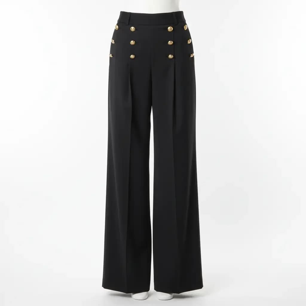 High-Rise Sailor Pants